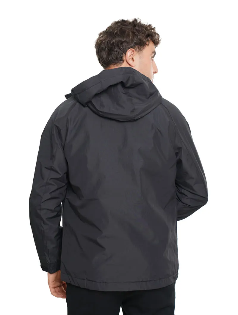 Blouson zippé à capuche